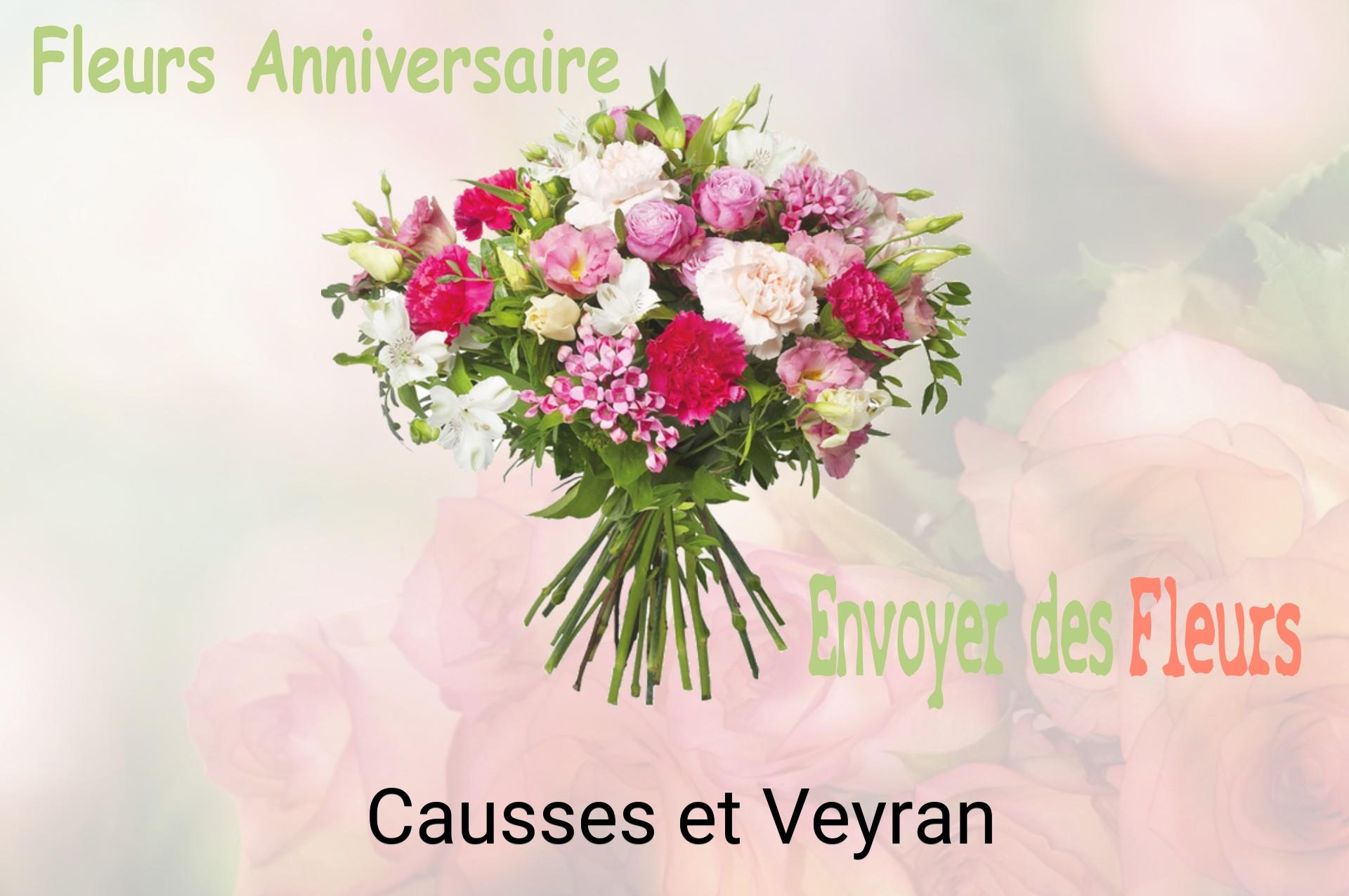 Bouquet de fleurs d’anniversaire livré à Causses-et-Veyran